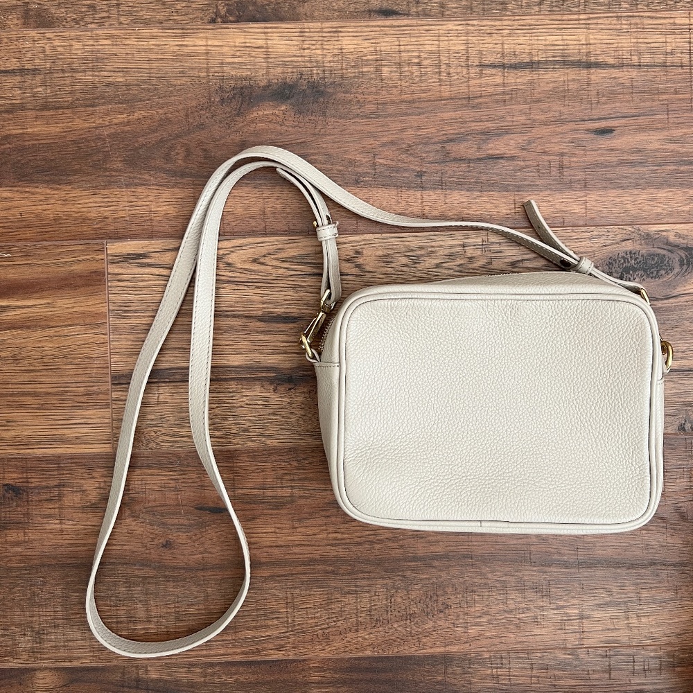 Quince Italian Leather Crossbody Bag